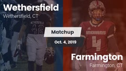 Matchup: Wethersfield vs. Farmington  2019