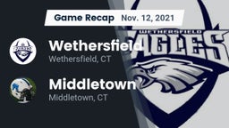Recap: Wethersfield  vs. Middletown  2021