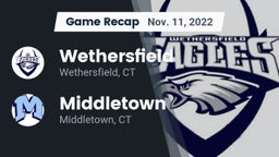 Recap: Wethersfield  vs. Middletown  2022