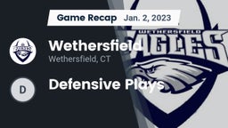 Recap: Wethersfield  vs. Defensive Plays 2023