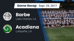 Recap: Barbe  vs. Acadiana  2017