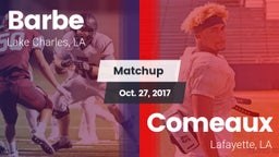 Matchup: Barbe vs. Comeaux  2017