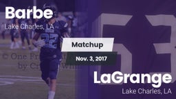 Matchup: Barbe vs. LaGrange  2017