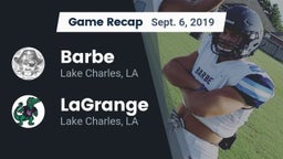 Recap: Barbe  vs. LaGrange  2019