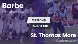 Matchup: Barbe vs. St. Thomas More  2019