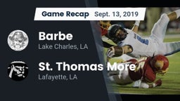 Recap: Barbe  vs. St. Thomas More  2019