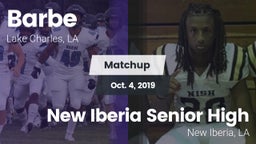 Matchup: Barbe vs. New Iberia Senior High 2019
