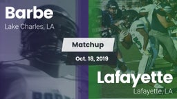 Matchup: Barbe vs. Lafayette  2019