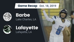 Recap: Barbe  vs. Lafayette  2019