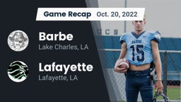 Recap: Barbe  vs. Lafayette  2022