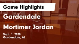 Gardendale  vs Mortimer Jordan Game Highlights - Sept. 1, 2020