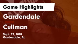 Gardendale  vs Cullman  Game Highlights - Sept. 29, 2020