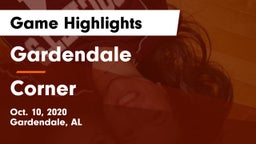 Gardendale  vs Corner Game Highlights - Oct. 10, 2020