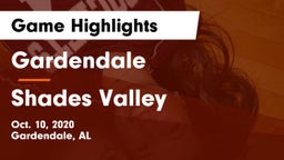 Gardendale  vs Shades Valley  Game Highlights - Oct. 10, 2020