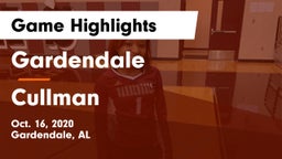 Gardendale  vs Cullman  Game Highlights - Oct. 16, 2020