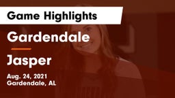 Gardendale  vs Jasper  Game Highlights - Aug. 24, 2021