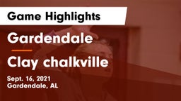 Gardendale  vs Clay chalkville Game Highlights - Sept. 16, 2021