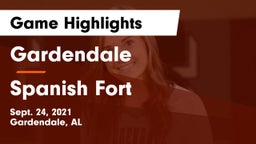Gardendale  vs Spanish Fort  Game Highlights - Sept. 24, 2021
