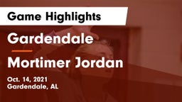 Gardendale  vs Mortimer Jordan  Game Highlights - Oct. 14, 2021