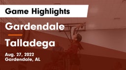 Gardendale  vs Talladega Game Highlights - Aug. 27, 2022