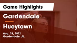 Gardendale  vs Hueytown Game Highlights - Aug. 31, 2022