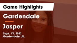 Gardendale  vs Jasper  Game Highlights - Sept. 13, 2022