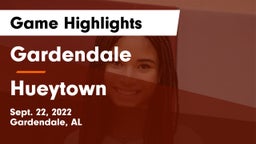 Gardendale  vs Hueytown Game Highlights - Sept. 22, 2022