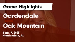 Gardendale  vs Oak Mountain  Game Highlights - Sept. 9, 2023