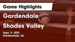 Gardendale  vs Shades Valley Game Highlights - Sept. 9, 2023