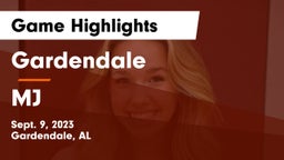 Gardendale  vs MJ Game Highlights - Sept. 9, 2023