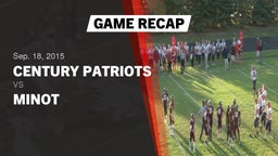 Recap: Century Patriots vs. Minot  2015