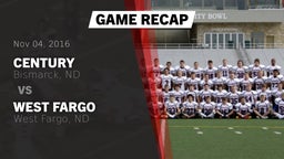 Recap: Century  vs. West Fargo  2016