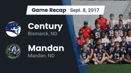 Recap: Century  vs. Mandan  2017