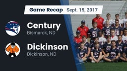 Recap: Century  vs. Dickinson  2017