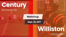 Matchup: Century vs. Williston  2017