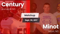 Matchup: Century vs. Minot  2017