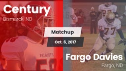 Matchup: Century vs. Fargo Davies  2017