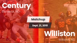 Matchup: Century vs. Williston  2018