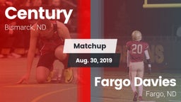 Matchup: Century vs. Fargo Davies  2019