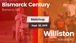 Matchup: Century vs. Williston  2019