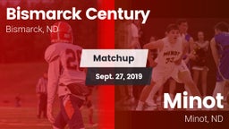 Matchup: Century vs. Minot  2019