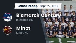 Recap: Bismarck Century  vs. Minot  2019