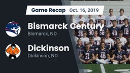 Recap: Bismarck Century  vs. Dickinson  2019