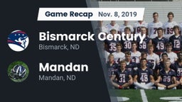 Recap: Bismarck Century  vs. Mandan  2019