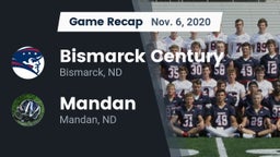 Recap: Bismarck Century  vs. Mandan  2020