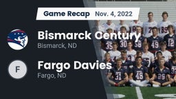 Recap: Bismarck Century  vs. Fargo Davies  2022