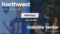 Matchup: Northwest vs. Oakville Senior  2020