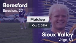 Matchup: Beresford vs. Sioux Valley 2016