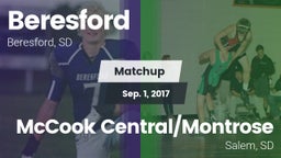 Matchup: Beresford vs. McCook Central/Montrose  2017
