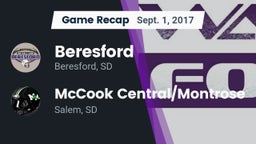 Recap: Beresford  vs. McCook Central/Montrose  2017